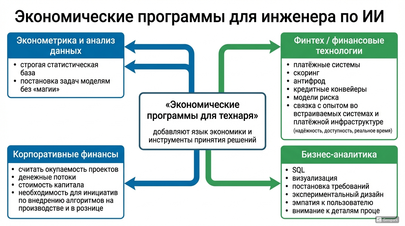 Экономические программы для инженера по ИИ